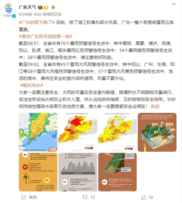 广东的暴雨下哪儿了？揭秘暴雨背后的故事