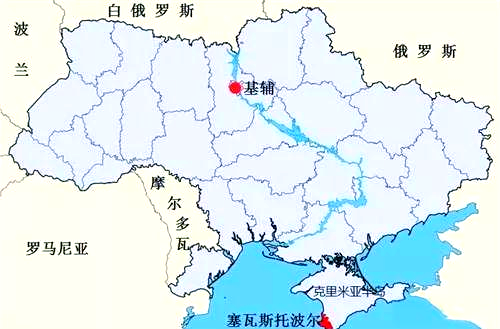 基辅在乌克兰的地理位置及其重要性