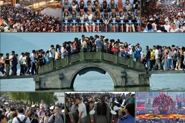 全国各地景区开启人海模式